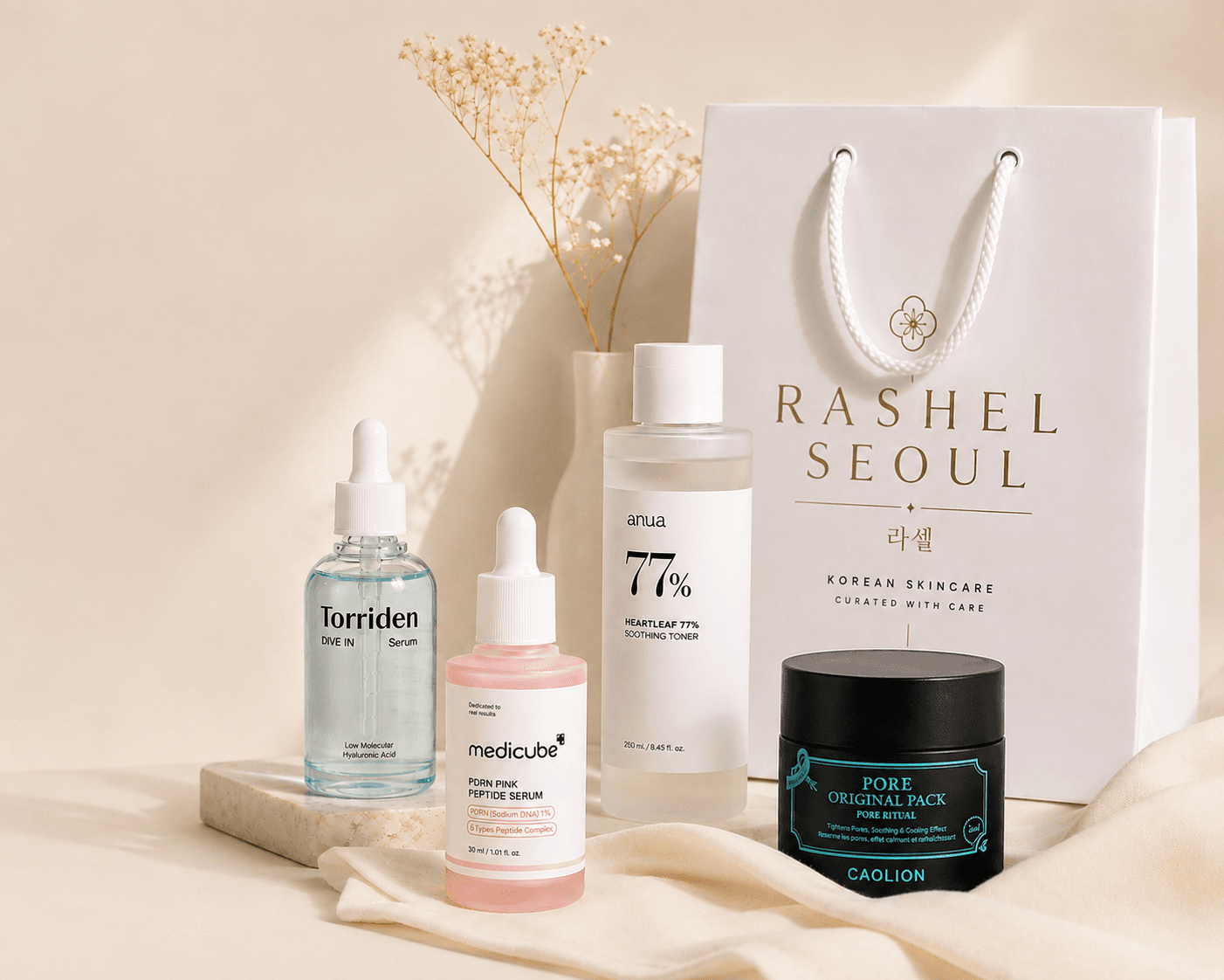 Productos de skincare coreano Rashel Seoul